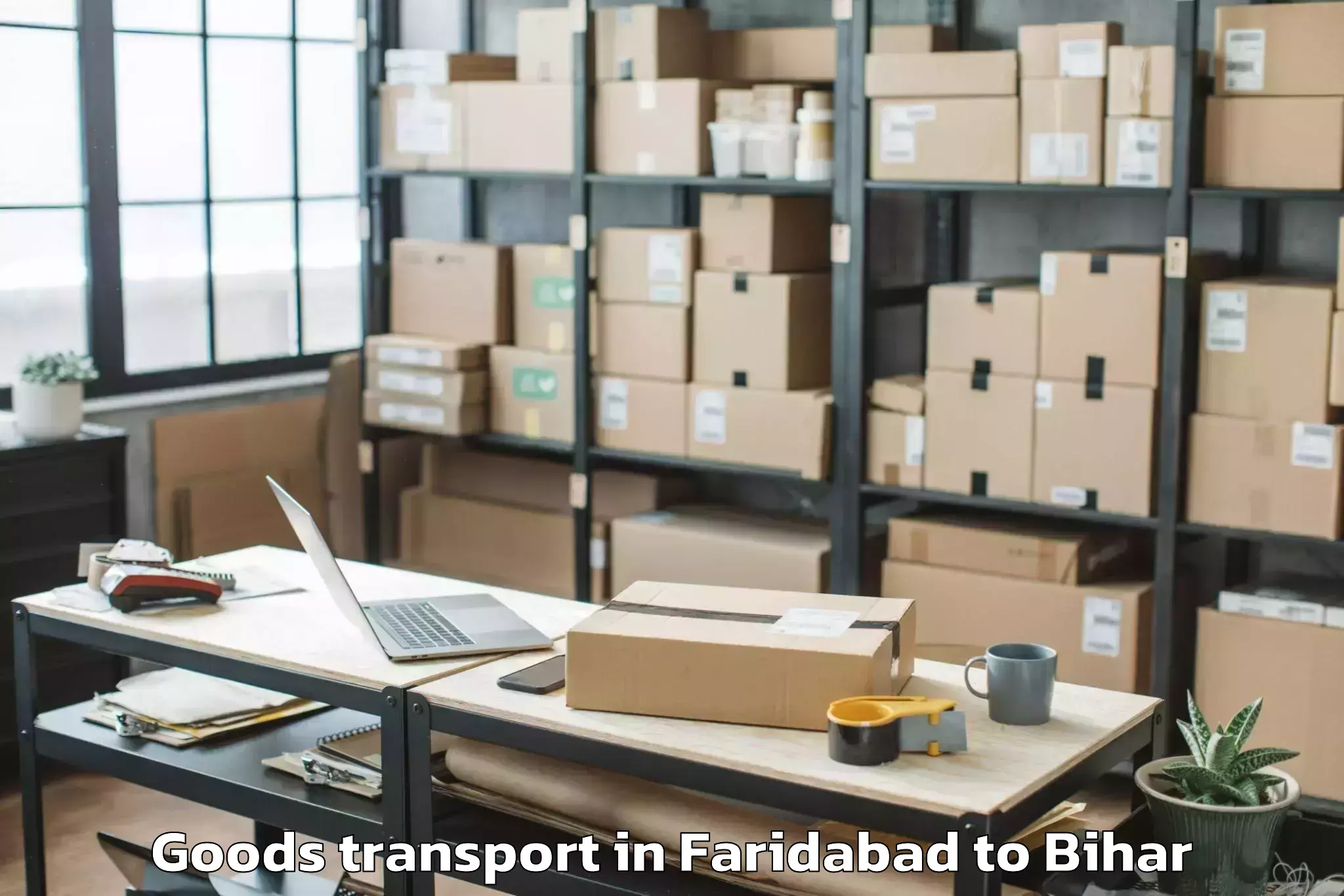 Easy Faridabad to Purnia Goods Transport Booking